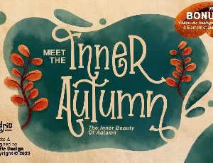 Inner Autumn Fall Display Typeface font