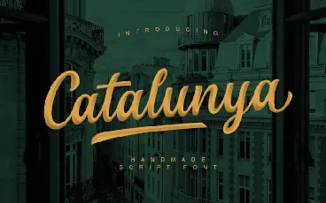 Catalunya Script font