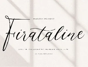 Firataline font