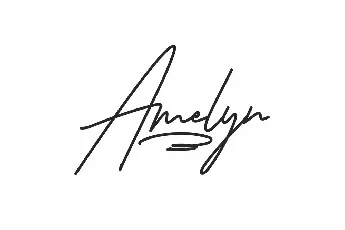 Amelyn Demo font