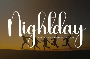 Nightday Script Typeface font