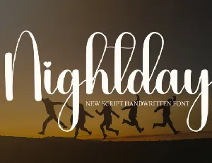 Nightday Script Typeface font