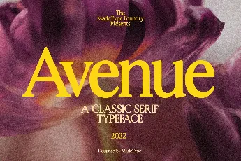 MADE Avenue PERSONAL USE font