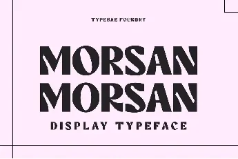 Morsan font