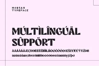 Morsan font