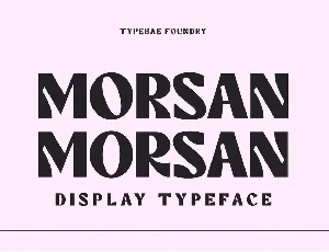 Morsan font