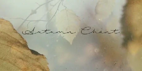 Autumn Chant font