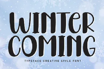 Winter Coming Display font