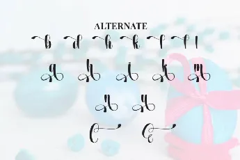 Easter Beach Calligraphy font