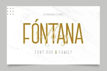 FÃ³ntana Modern Simple Sans font