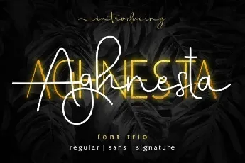 Aghnesta font