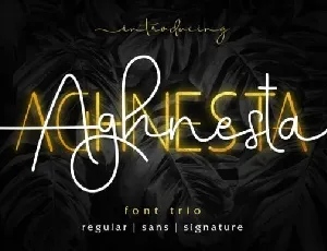 Aghnesta font