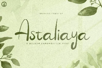 Astaliaya font