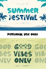 Summer Festival font