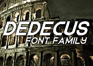 Dedecus font