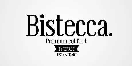 Bistecca font