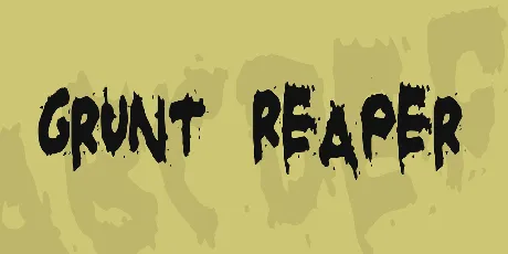 Grunt Reaper font