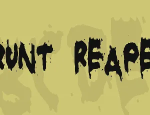 Grunt Reaper font