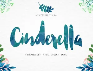 Cinderella Hand Drawn font