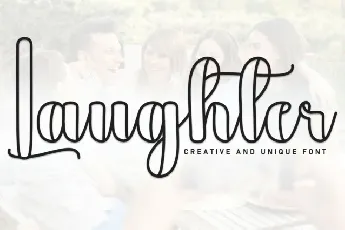 Laughter Script font