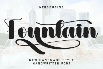 Fountain Script font