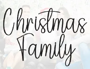 Christmas Family font
