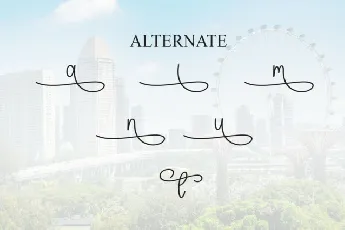 Australian Script font