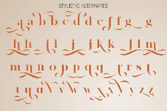 Amigh Modern Serif Stencil font