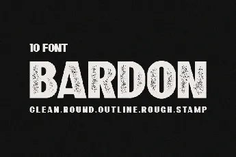 Bardon Family font