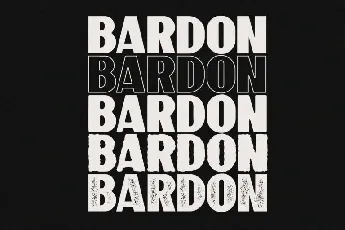 Bardon Family font