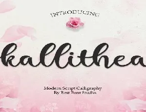 Kallithea font