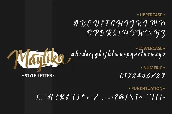 Maylika font