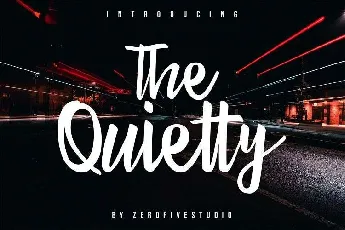 The Quietty font