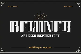 BEHINERtrial font