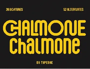 Chalmone font