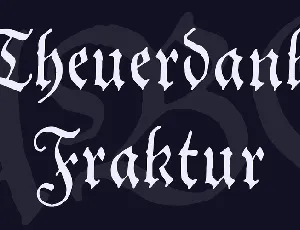 Theuerdank Fraktur font