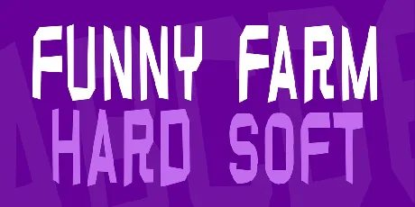 Funny farm font