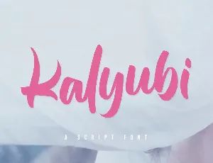 Kalyubi font