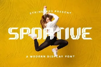 Sportive Display font