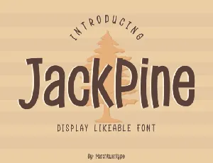 Jack Pine font