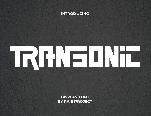 Transonic font