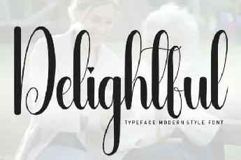 Delightful Script Typeface font