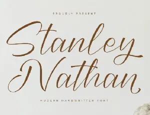 Stanley Nathan font