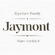 Jaymont font