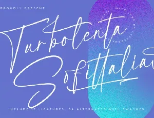 Turbolenta Sofittalia font