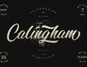 Calingham font