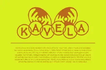 Cavella Drawn font