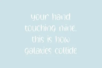 Galaxy Sprinkle font