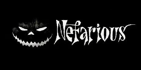 Nefarious font