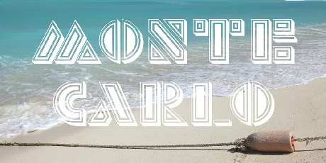 Monte Carlo font